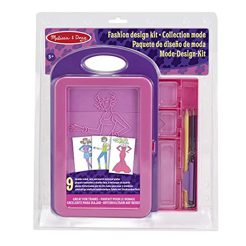 Melissa and Doug- Fashion Design Activity Kit Set diseña tu Moda, Multicolor (XMD-14312)