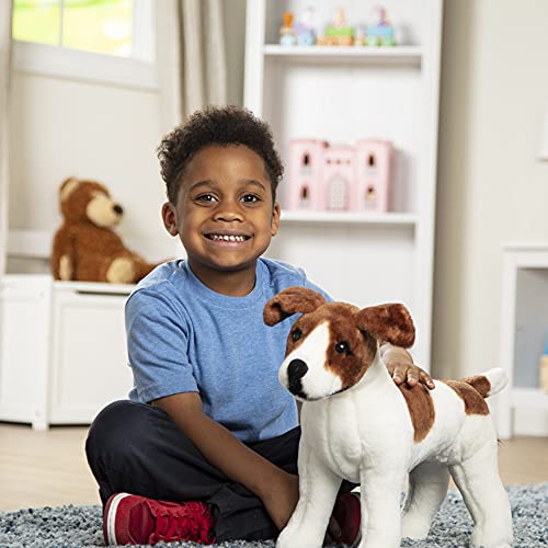 Melissa & Doug Jack Russell Terrier - Pluche LLC Toy, Animal, Todas las edades, Regalo para niñas y niños