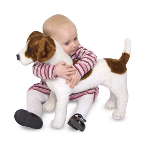 Melissa & Doug Jack Russell Terrier - Pluche LLC Toy, Animal, Todas las edades, Regalo para niñas y niños