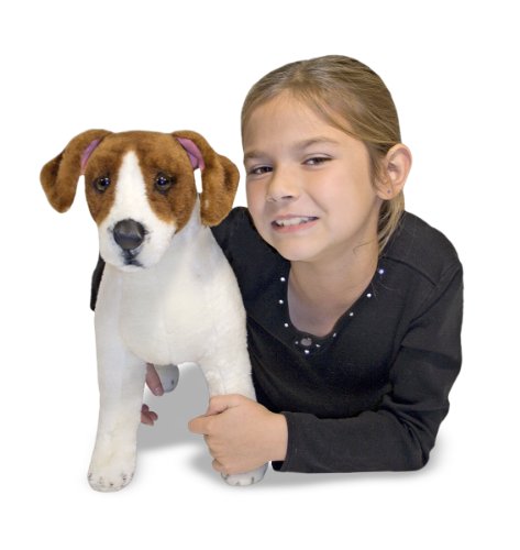 Melissa & Doug Jack Russell Terrier - Pluche LLC Toy, Animal, Todas las edades, Regalo para niñas y niños