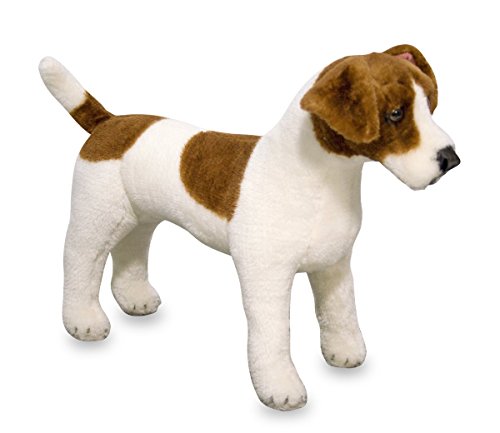 Melissa & Doug Jack Russell Terrier - Pluche LLC Toy, Animal, Todas las edades, Regalo para niñas y niños