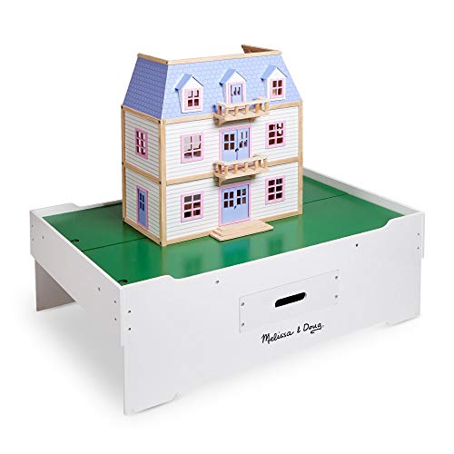 Melissa & Doug- Multi-Activity Juguete Mesa de Tren, Multicolor (12371)