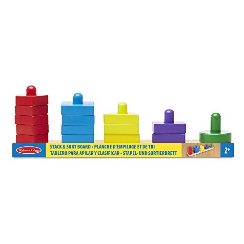 Melissa & Doug Stack & Sort Gioco in Legno per Bambini di 24 Anni, 379