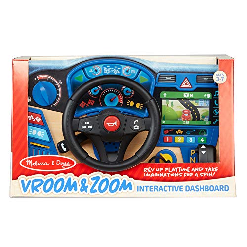 Melissa & Doug Volante da Auto in Legno per Giocare Veicoli in Legno per Bambini 3+ Anni