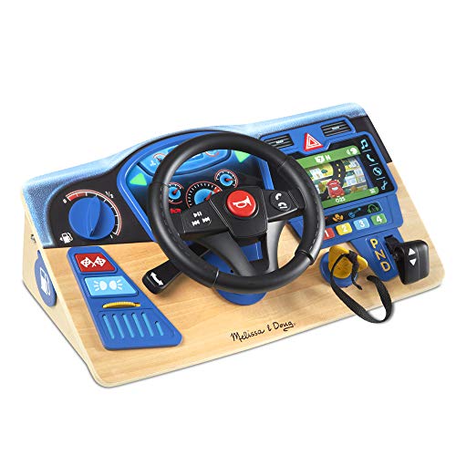 Melissa & Doug Volante da Auto in Legno per Giocare Veicoli in Legno per Bambini 3+ Anni