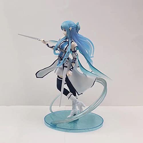 MENGLING Anime Sword Art Online Asuna Yuuki Spirit Kirito Asuna PVC Figura de acción Colección de Juguete Modelo Muñeca Regalo Niños y niñas Modelos de Regalo