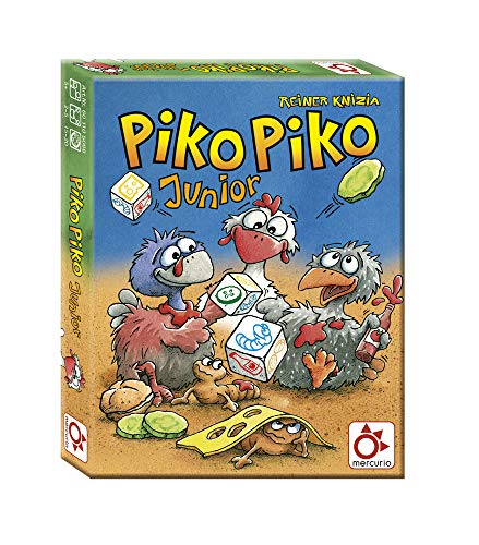 Mercurio- Juego Infantil PIKO Junior Lanza EL Dado Y Haz TU AMBURGUESA DE Gusanos, Multicolor (Z0013)