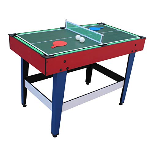 Mesa Multijuego 12 en 1 con bandejas modulables de juego, Billar, Futbolín, Ping-Pong, Hockey,,,