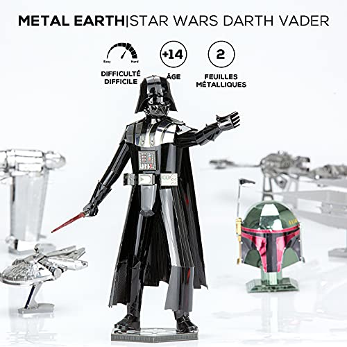 METAL EARTH MAQUETA/PUZZLE 3D De metal. - STAR WARS DARTH VADER - Monta tus modelos favoritos en casa. (ICX133)