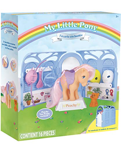 Mi Petit Pony Playset Ecurie + Peachy, AKMLPECU1