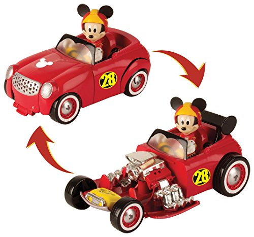 Mickey Mouse-182813 TRANSFORMABLE DOGGIN' Hot Road, Multicolor (Propio 182813)