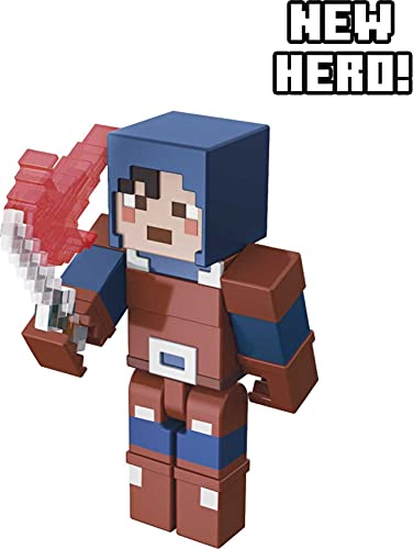 Minecraft Dungeons Figura de Juguete de 8cm Hex acción (Mattel GNC25)