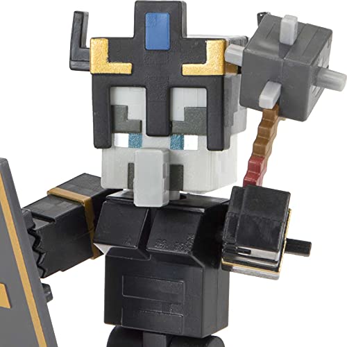 Minecraft Dungeons Illager Figura articulada de juguete, regalo para niños +6 años (Mattel GTT56)