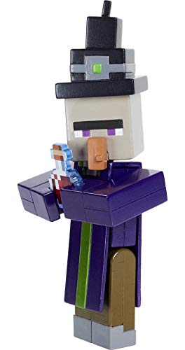 Minecraft Figuras surtidas Witch Craft-A-Block, auténticos personajes pixelados de videojuegos