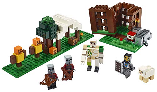 Minecraft Lego The Pillager Outpost 21159 | 303 Pieces Building Kit