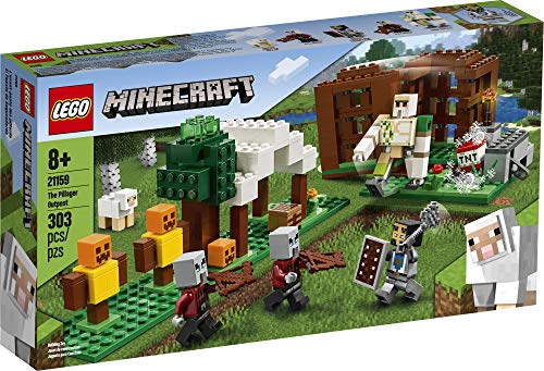 Minecraft Lego The Pillager Outpost 21159 | 303 Pieces Building Kit