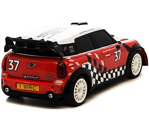 Mini Countryman WRC – RC ferngesteuertes sous licence véhicule au design original avec éclairage et fonction turbo, modèle échelle : 1 : 16, de Ready To Drive avec télécommande