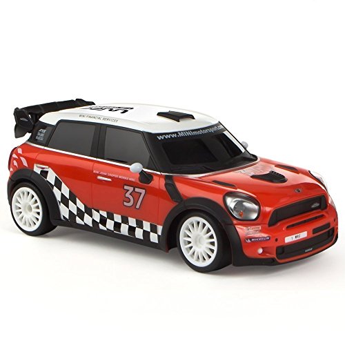 Mini Countryman WRC – RC ferngesteuertes sous licence véhicule au design original avec éclairage et fonction turbo, modèle échelle : 1 : 16, de Ready To Drive avec télécommande