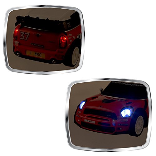 Mini Countryman WRC – RC ferngesteuertes sous licence véhicule au design original avec éclairage et fonction turbo, modèle échelle : 1 : 16, de Ready To Drive avec télécommande