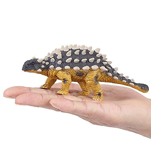 Mini Dinosaurio Saichania Modelo, Juguete Dinosaurio de Plástico Sólido para Niños Pequeños Niños Niñas Kids Figura Animal Regalo de Cumpleaños Party Favor Room Decor