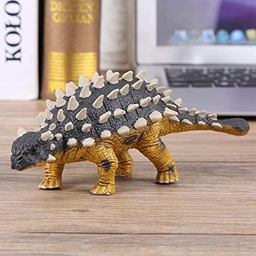 Mini Dinosaurio Saichania Modelo, Juguete Dinosaurio de Plástico Sólido para Niños Pequeños Niños Niñas Kids Figura Animal Regalo de Cumpleaños Party Favor Room Decor