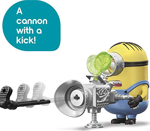 Minions Figuras traviesas y revoltosas STUART, BOOT CANNON (Mattel GMF04)