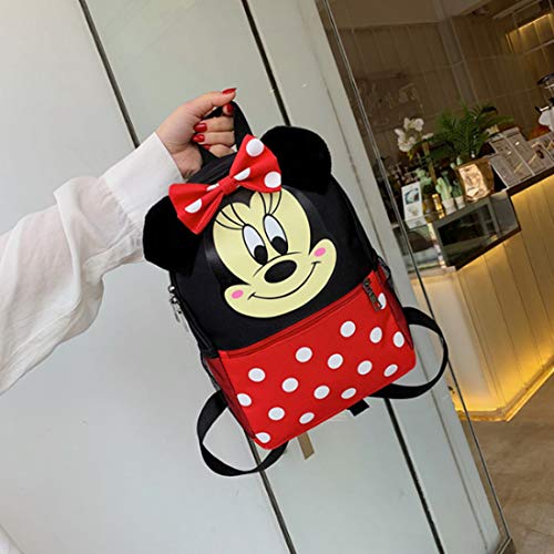 Minnie Mochila - ZSWQ Mochilas Escolares, Material Escolar Bolsos para Niños, Grande Capacidad Escuela O para Viajar