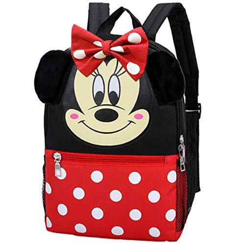 Minnie Mochila - ZSWQ Mochilas Escolares, Material Escolar Bolsos para Niños, Grande Capacidad Escuela O para Viajar