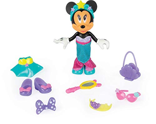 Minnie Mouse- Minnie Fashion Doll Sirena Juguete, Multicolor, Talla unica (China 1) , color/modelo surtido