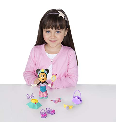 Minnie Mouse- Minnie Fashion Doll Sirena Juguete, Multicolor, Talla unica (China 1) , color/modelo surtido