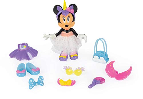 Minnie Mouse- Minnie Fashion Doll Unicornio Juguete, Color variado, Talla unica (China 1) , color/modelo surtido