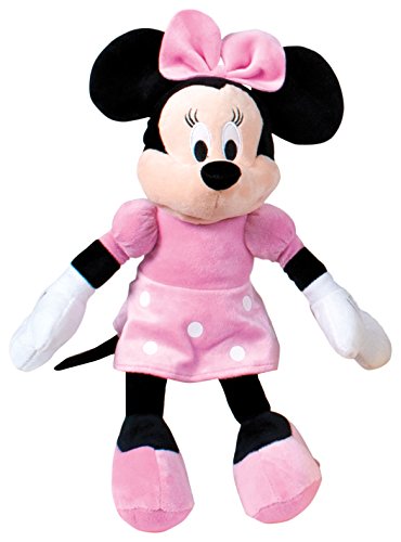 Minnie Mouse Minnie Peluche, Color Rosa (Famosa 760011896), Multicolor, 18 x 7 x 46