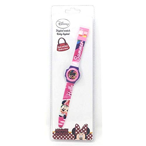 Minnie Mouse Reloj Digital (WD20359), Multicolor (Kids Licensing 1)