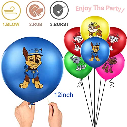 Miotlsy Decoración Cumpleaños Patrulla Canina Suministros Fiestas Globos Niños Cumpleaño 40 Piezas