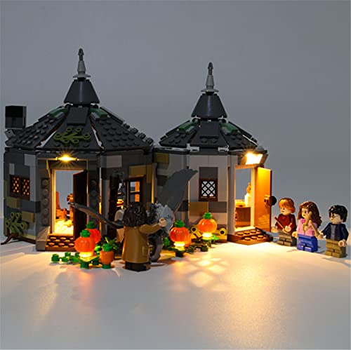 Miugwp Kit de IluminacióN Led para Harry Potter Cabaña de Hagrid Rescate de Buckbeak Juego de Juguetes ​Compatible con Lego 75947(No Incluye El Modelo)