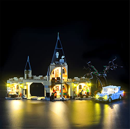 Miugwp Kit de IluminacióN Led para Harry Potter Sauce Boxeador de Hogwarts Juego ​de Juguetes ​Compatible con Lego 75953(No Incluye El Modelo)