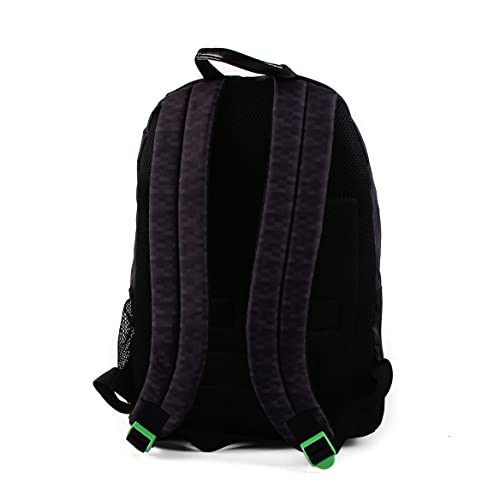 Mochila de 2 compartimentos Minecraft Video Game Black Bagtrotter