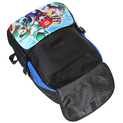 Mochila escolar Bonamana para adolescentes con dibujos de Super Mario