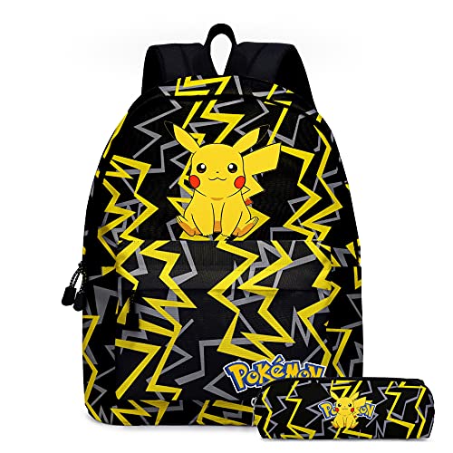 Mochilas Mochilas Escolares De Pokemon Para Niños, Mochilas Pikachu Para Niños, Bolsa De Viaje De Gran Capacidad, Mochila Para Adolescentes, Niñas, Niños