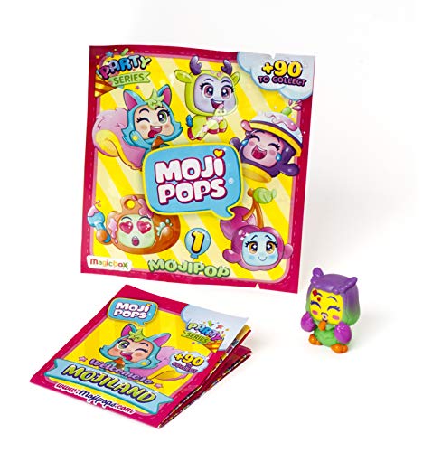 MojiPops Party - Display de 24 Figuras Coleccionables (PMPPD824IN00), con 1 Figura en cada Sobre