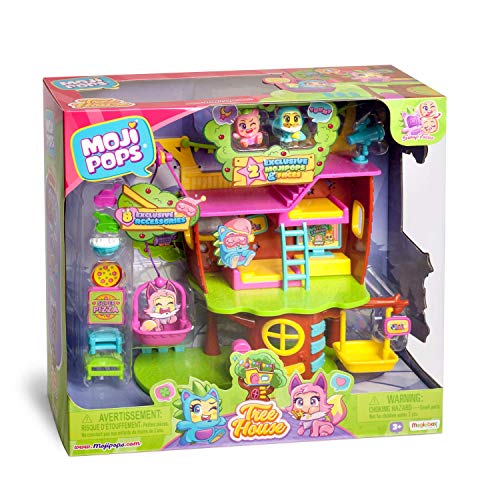 MOJIPOPS - Treehouse con 2 exclusivas Figuras MojiPops y Variedad de Accesorios , Color/Modelo Surtido + Pool Party con 2 exclusivas Figuras MojiPops y Variedad de Accesorios