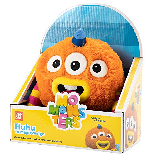 Momonsters Huhu - Peluche Musical, Color naranja Multicolor TO32000