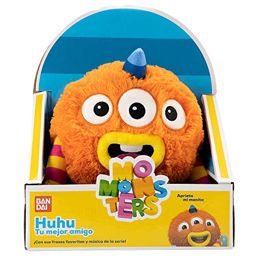 Momonsters Huhu - Peluche Musical, Color naranja Multicolor TO32000