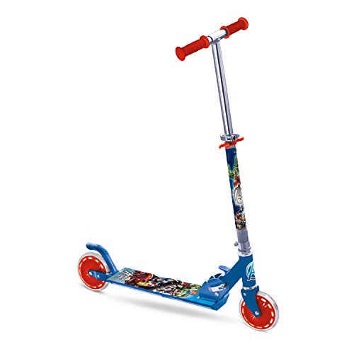 MONDO-18009 Patinete Avengers, Multicolor, Manillar es Ajustable en Diferentes Alturas de 72 a 76,5 cm (18009)