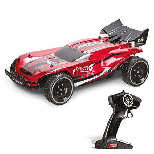 Mondo Radio Control Hot Wheels Buggy Gator, Color Rojo/Negro/Blanco (63652)