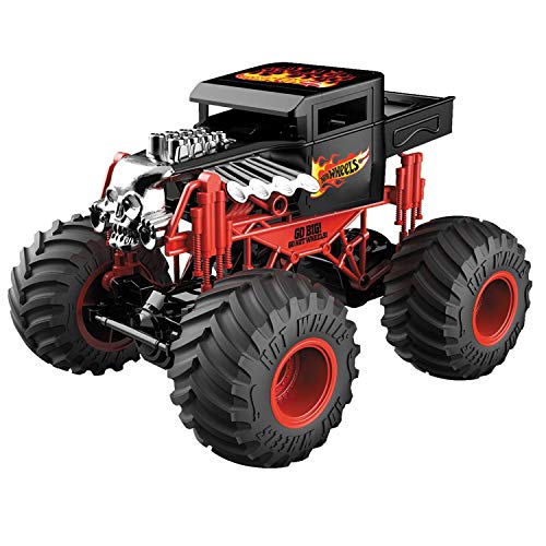 Mondo Radio Control Hot Wheels Monster Truck, Color Rojo/Negro (63648)