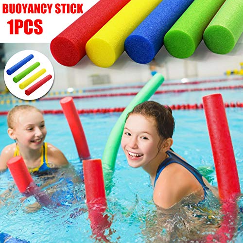 Monkys Nadar Noodles Espuma para Piscina 59 Pulgadas Woggle Noodle Flotador Ayuda aeróbicos Deportes acuáticos Juguete para niños y Adultos