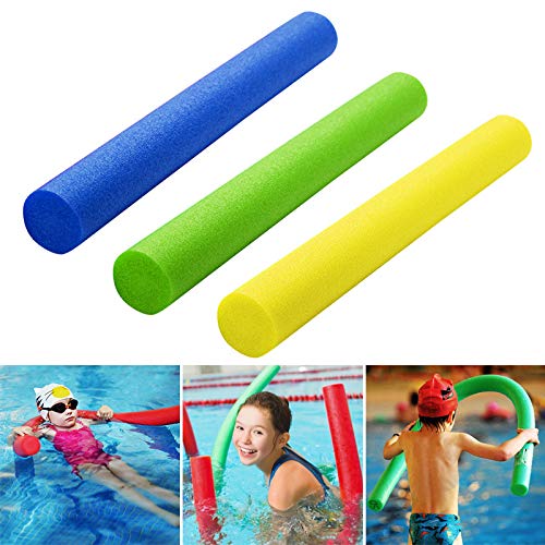 Monkys Nadar Noodles Espuma para Piscina 59 Pulgadas Woggle Noodle Flotador Ayuda aeróbicos Deportes acuáticos Juguete para niños y Adultos