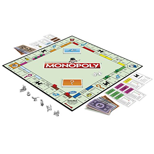 Monopoly - Clásico, Edad recomendada: a partir de 8 años (Hasbro C1009105)