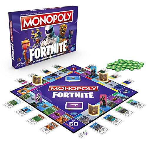 Monopoly Fortnite - Juego de mesa por 2 a 7 jugadores De 13 años en adelante [Edición Inglés]